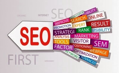 SEO relies on all kinds of elements. This graphic suggests some of the ways you can increase SEO.