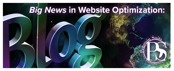 Big news in website optimization: Blogs
